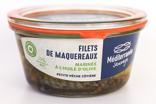FILETS DE MAQUEREAUX, marinés à l’huile d’olive Bio Extra