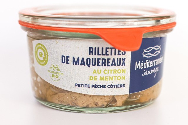 RILLETTES DE MAQUEREAUX, au citron de Menton