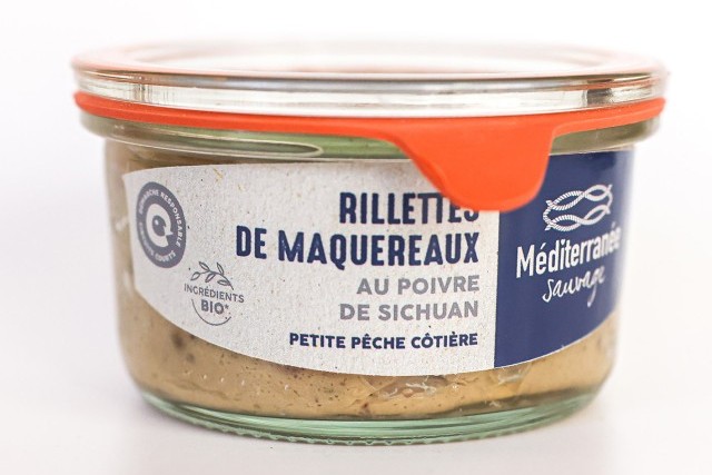 RILLETTES DE MAQUEREAUX, au poivre de Sichuan