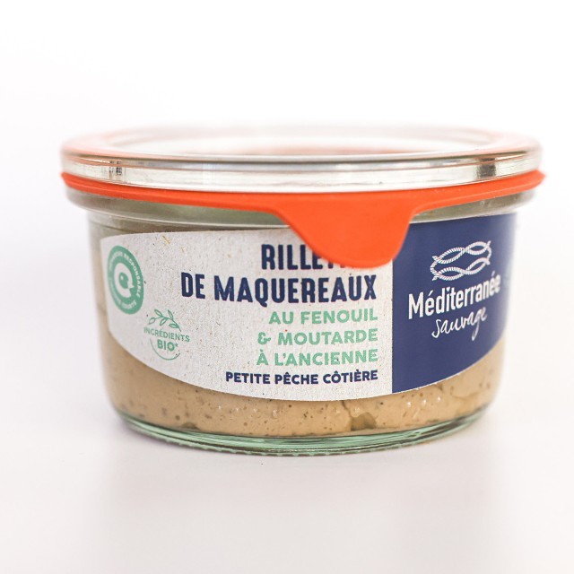 RILLETTES DE MAQUEREAUX, au Fenouil et Moutarde à l’ancienne