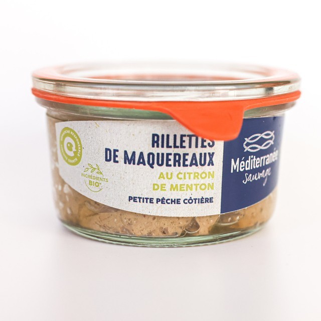 RILLETTES DE MAQUEREAUX, au citron de Menton