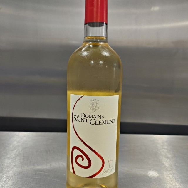 Bouteille vin Blanc Domaine Saint Clément 