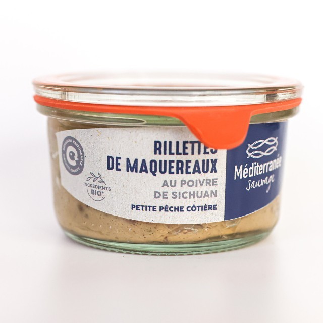 RILLETTES DE MAQUEREAUX, au poivre de Sichuan