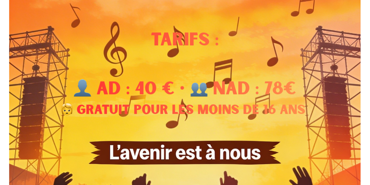 FESTIVAL D'ENERGIES - "L'avenir est à nous"