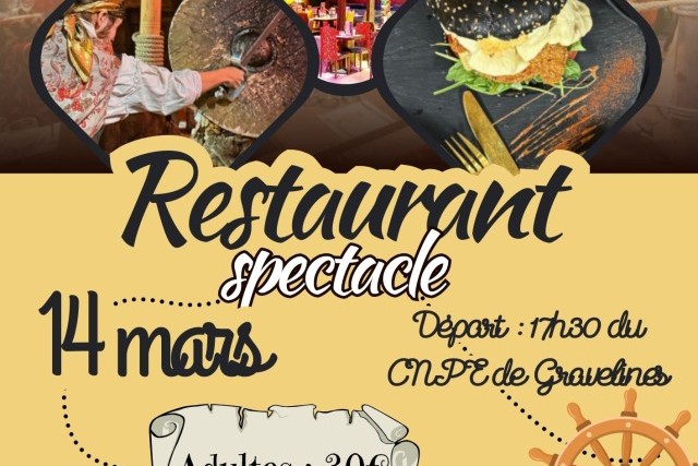 RESTAURANT SPECTACLE - PIRATE PARADISE