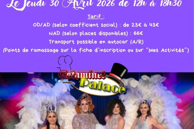 REPAS SPECTACLE DANSANT