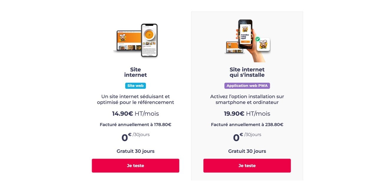 Nos offres d'abonnement