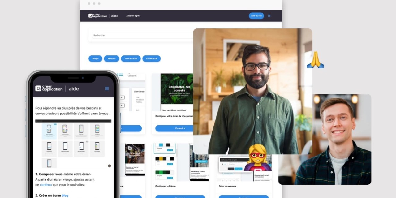 Le support pour les clients