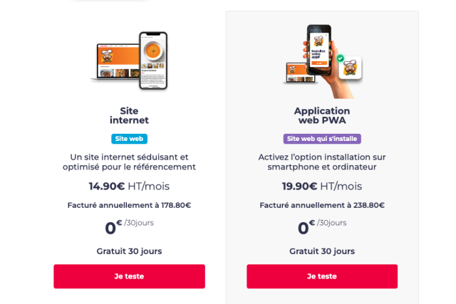 Nos offres d'abonnement