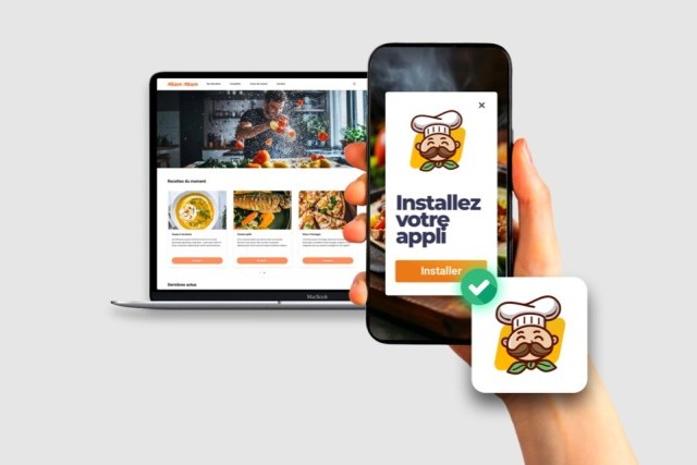 Offre site internet qui s'installe (Application PWA)