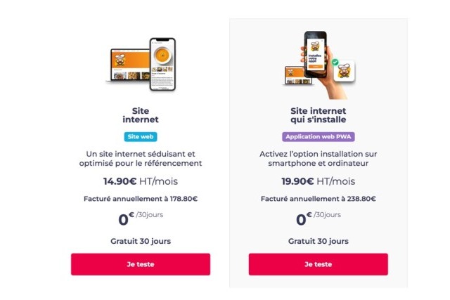 Nos offres d'abonnement
