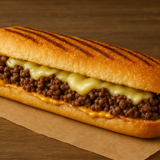 Panini viande hachée