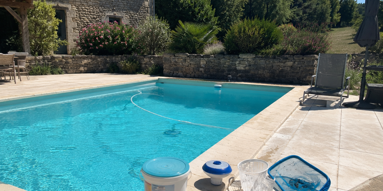Piscine verte, eau trouble, panne de filtration : pourquoi l'entretien d'une piscine ne s'improvise pas en location saisonnière