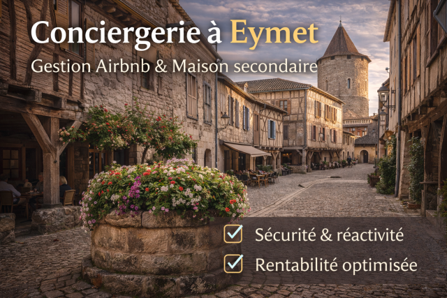 Conciergerie à Eymet : pourquoi la gestion locale est devenue indispensable pour les propriétaires