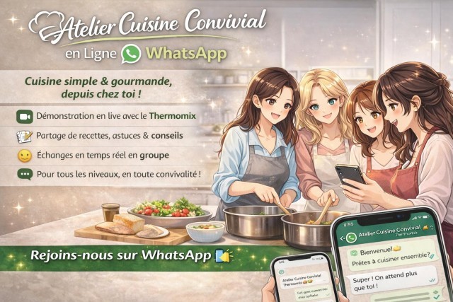 On cuisine ensemble jeudi 4 juin à 20h30